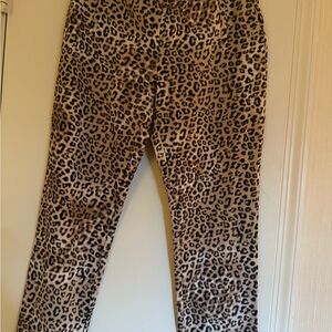 Chico’s Leopard print leggings pants
